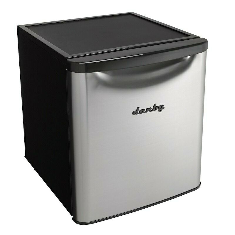 冷蔵庫49LコンパクトダンビーDanbyDAR017A3BSLDB-61.7Cu.Ft.MiniFridge,CompactCountertopRefrigeratorForBedroom,LivingRoom,Kitchen,Office,Desk,E-StarRatedInFingerprintFreeStainlessFinish家電