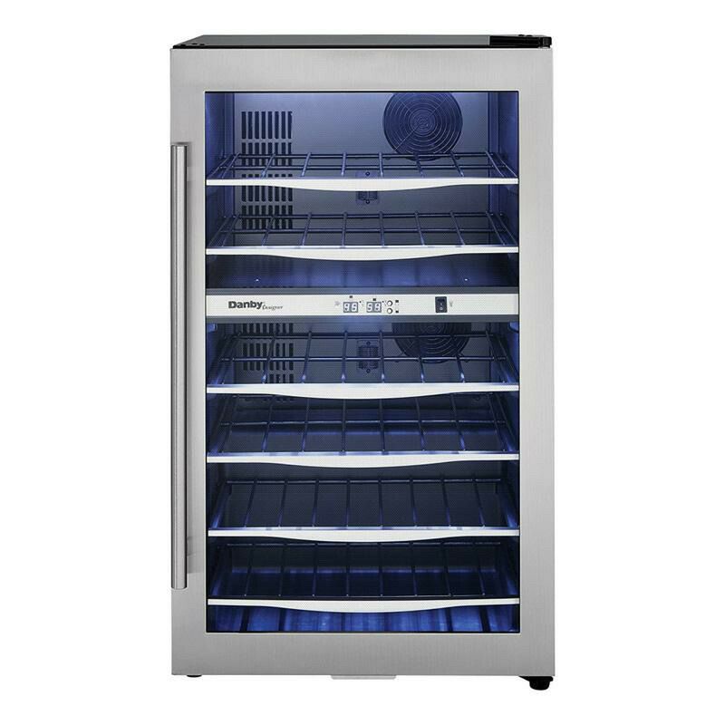 ワインクーラー38本デュアルゾーン温度制御ステンレスガラスドアダンビーDanbyDesignerDWC040A3BSSDD38BottleDualTemperatureCompactLEDLightRefrigeratorWineCooler,StainlessSteel家電