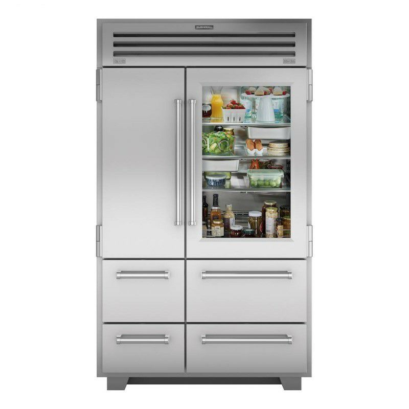 冷蔵庫自動製氷機ビルトイン860Lステンレス幅122cmSub-ZeroBuilt-In48InchCounterDepthSmartRefrigeratorwith30.4Cu.Ft.TotalCapacity,AirPurificationSystem,AdvancedTemperatureControl,AutomaticIceMakerPRO4850G/PRO4850