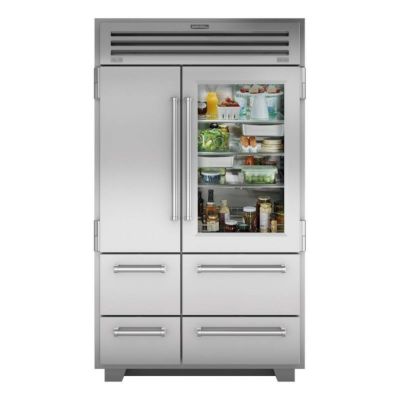 冷蔵庫 自動製氷機 ビルトイン 860L ステンレス 幅122cm Sub-Zero Built-In 48 Inch Counter Depth Smart Refrigerator with 30.4 Cu. Ft. Total Capacity, Air Purification System, Advanced Temperature Control,
