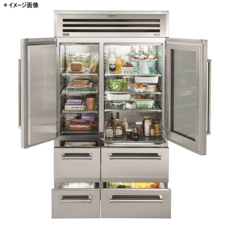 冷蔵庫 自動製氷機 ビルトイン 860L ステンレス 幅122cm Sub-Zero