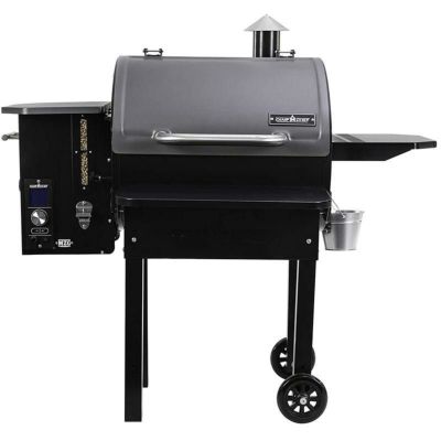 ペレットグリル燻製機デジタルスモーカーPIDCampChefPG24MZGSmokeProSlideSmokerwithFoldDownFrontShelfWoodPelletGrill,Packof1,Black家電