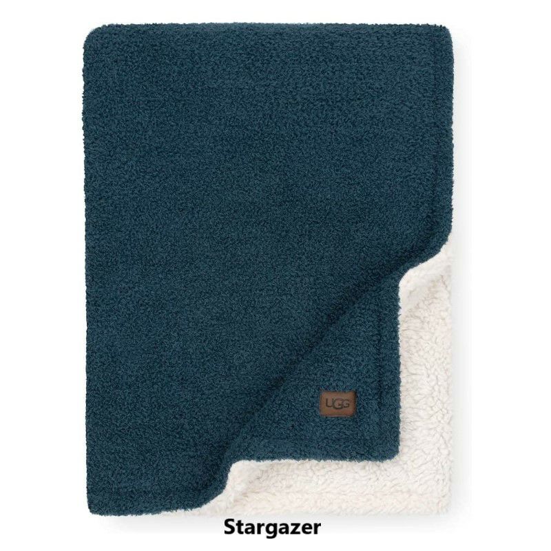 UGG】 毛布 178×127cm リバーシブル ブランケット カメロン ニット