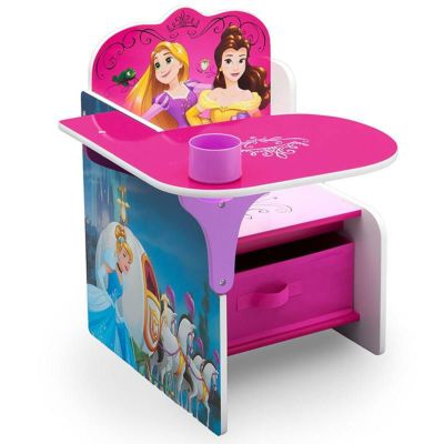 子供用 デスク チェアー ディズニープリンセス 机 椅子 幼児 Delta Children Chair Desk with Storage Bin,  Disney Princess | アルファエスパス