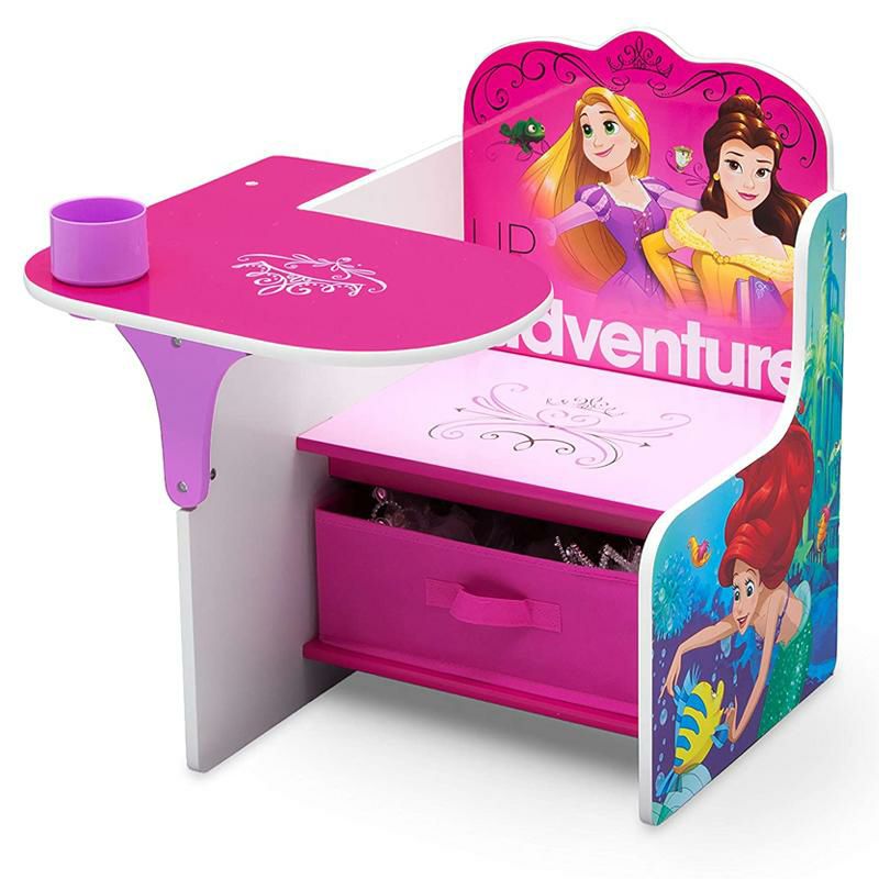 子供用デスクチェアーディズニープリンセス机椅子幼児DeltaChildrenChairDeskwithStorageBin,DisneyPrincess