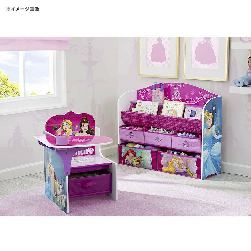 子供用デスクチェアーディズニープリンセス机椅子幼児DeltaChildrenChairDeskwithStorageBin,DisneyPrincess