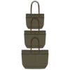 ジッパートートアメリカ製レザーストラップオリーブコットンツイルバッグARTIFACTOliveTwillZipperTotew/LeatherStraps