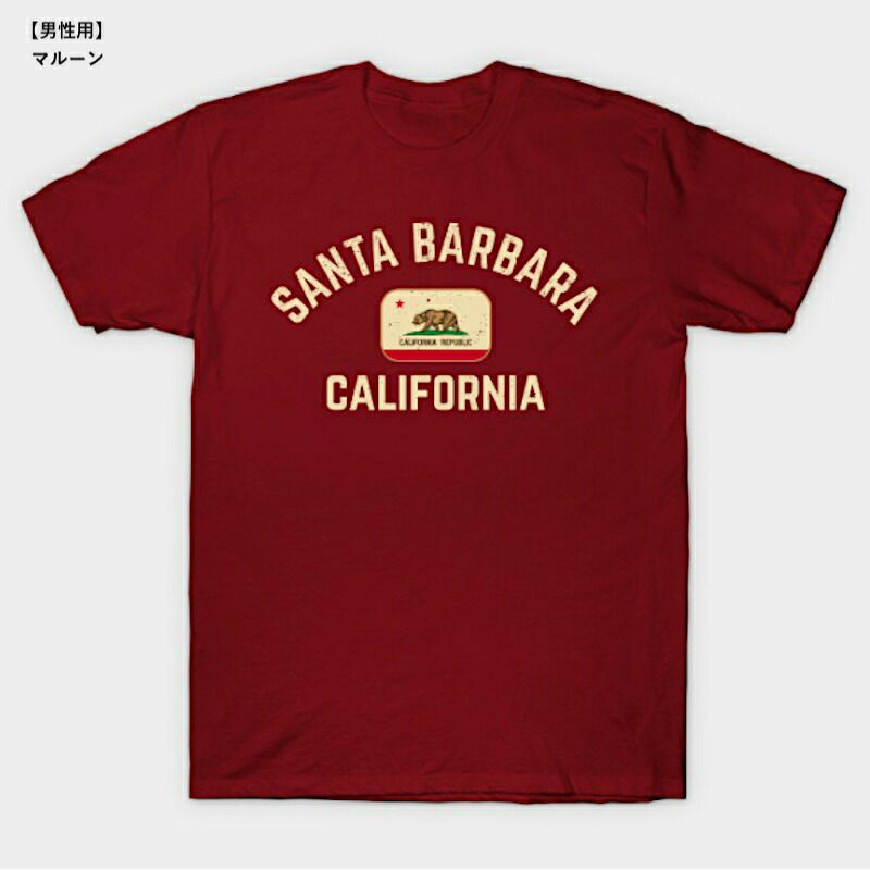 TシャツサンタバーバラカリフォルニアカリフォルニアベアーアメリカTEEPUBLICSantaBarbaraCaliforniaClassicT-Shirt