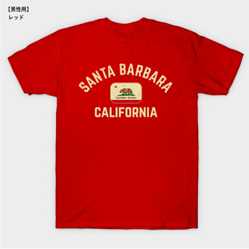 TシャツサンタバーバラカリフォルニアカリフォルニアベアーアメリカTEEPUBLICSantaBarbaraCaliforniaClassicT-Shirt