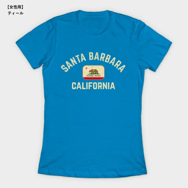 TシャツサンタバーバラカリフォルニアカリフォルニアベアーアメリカTEEPUBLICSantaBarbaraCaliforniaClassicT-Shirt