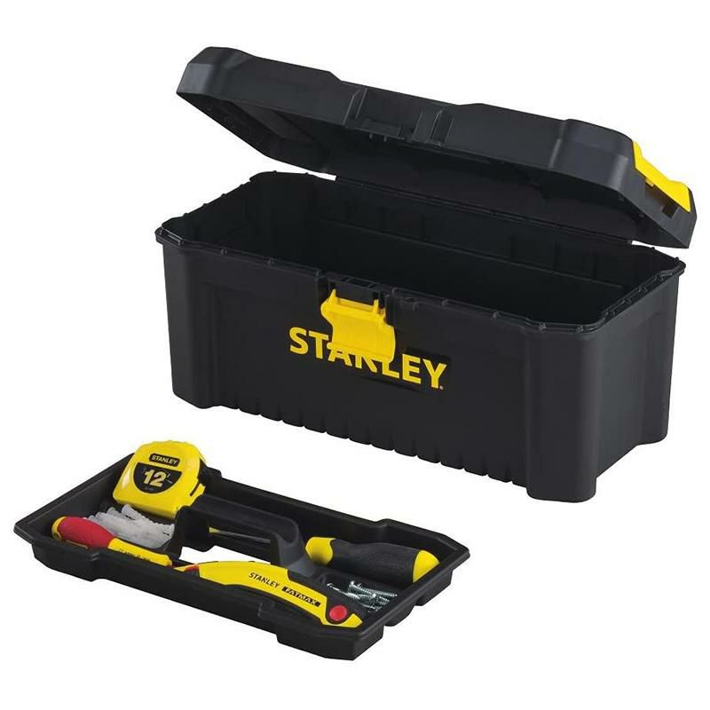 スタンレーツールボックス工具箱41cmStanleyToolsandConsumerStorageSTST16331StanleyEssentialToolbox,16",Black/Yellow