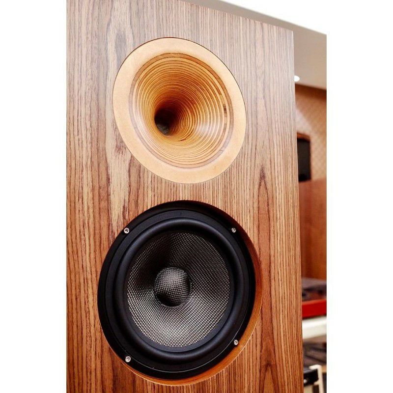 スピーカーウッドホーン木製クラシカルカーボンツイーターLALSClassical8EXBookshelfSpeakers(Pair)家電