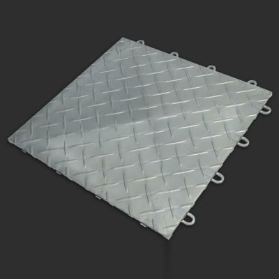 縞板 鉄板 床 フロアタイル 30×30cm フローリング ガレージ チェッカープレート Garage Floors RaceDeck Diamond
