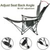 折りたたみメッシュチェア椅子フットレストアウトドアキャンプOUTDOORLIVINGSUNTIMECampingFoldingPortableMeshChairwithRemovabelFootrest