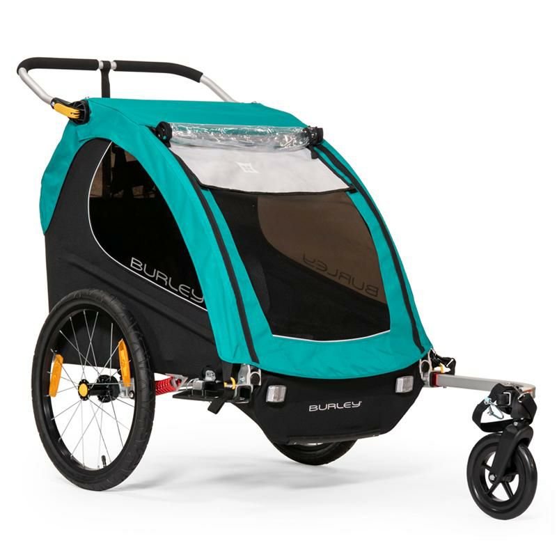 バーレーサイクルトレーラー2人乗り手押し可サスペンション付自転車用ベビーカーアンコールBurleyEncoreXKIDBIKETRAILERS