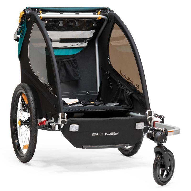 バーレー サイクルトレーラー 2人乗り 手押し可 サスペンション付 自転車用 ベビーカー アンコール Burley Encore X KID BIKE  TRAILERS | アルファエスパス