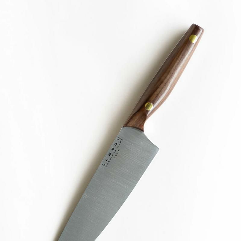 シェフナイフカーボン包丁20cmウォルナットアメリカ製LAMSON8"VintageChefKnife