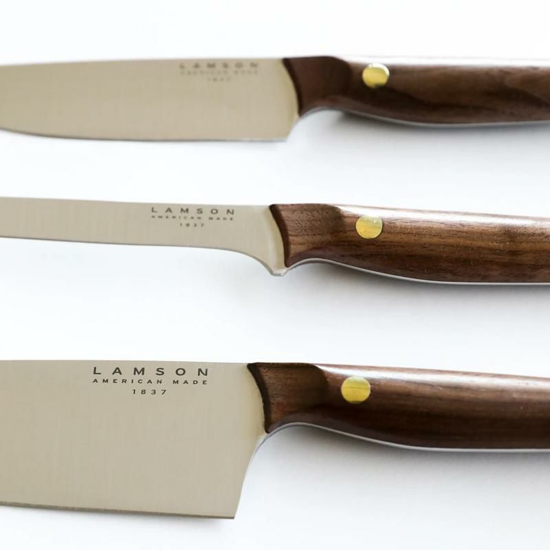 シェフナイフカーボン包丁20cmウォルナットアメリカ製LAMSON8"VintageChefKnife