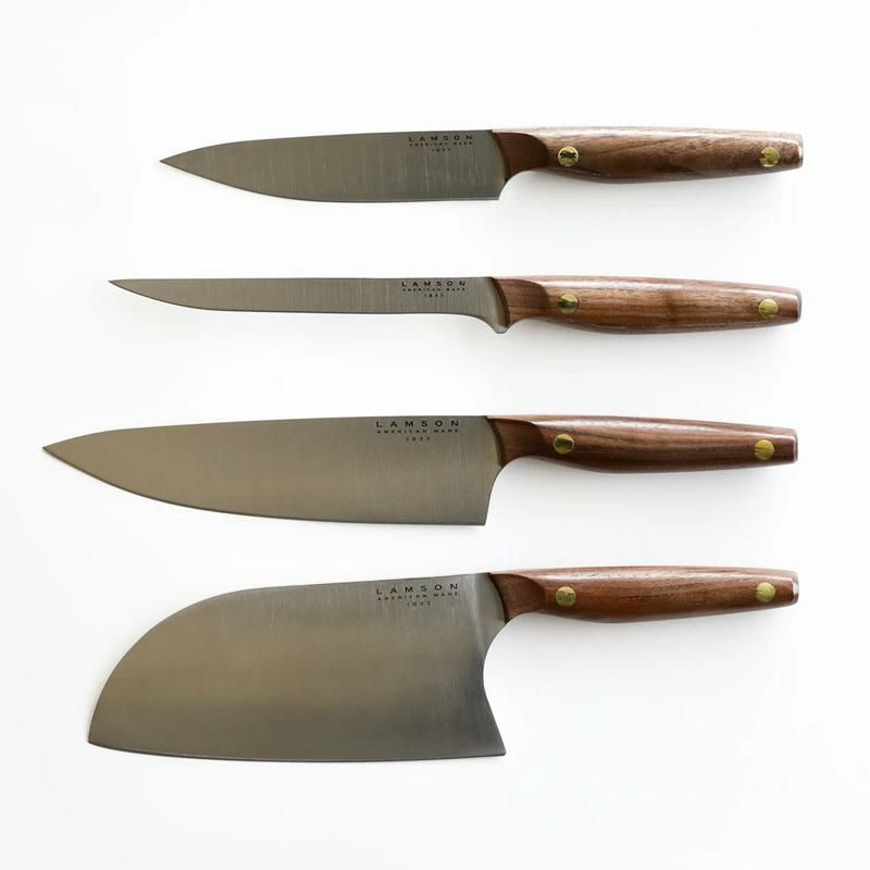 シェフナイフカーボン包丁20cmウォルナットアメリカ製LAMSON8"VintageChefKnife