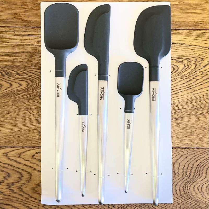 シリコンスパチュラ5点セットオールクラッドAll-Clad5-PieceSiliconeSpatulasK147S5