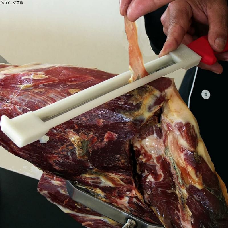 ハム用ナイフ包丁ステンレス30cmスペイン製JamonpriveHamCarvingKnifewithAnti-accidentProtection12-Inch-FlexibleStainlessStealHamSlicingKnifeforSlicingSerrano,Ib?ricoHam&ItalianProsciutto