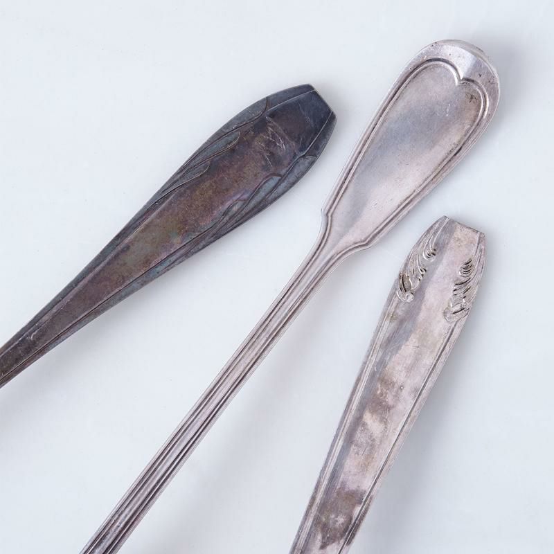 ビンテージレードルお玉フランス製銀メッキVintageFrenchSilverplatedLadle