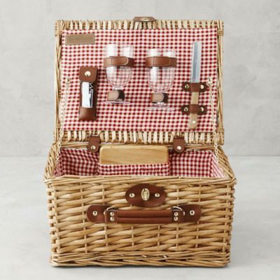 ピクニックバスケット ワイン チーズ セット Classic Wine & Cheese Picnic Basket
