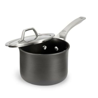 片手鍋 ソースパン フタ付 カルファロン シグネチャー PFOAフリー ノンスティック ハードアルマイト Calphalon Signature Hard-Anodized Nonstick Sauce Pan with Cover