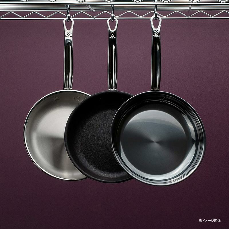 へスタンプロボンドフライパンチタンノンスティックHestan-ProBondCollection-TITUM100%TripleBondedNonstickStainlessSteelSkillet