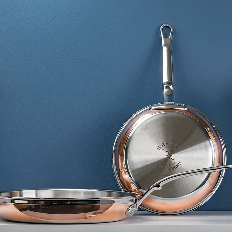 へスタンフライパン22cmコッパーコアカッパー銅Hestan-CopperBondCollection-100%PureCopperSkillet,8.5-Inches