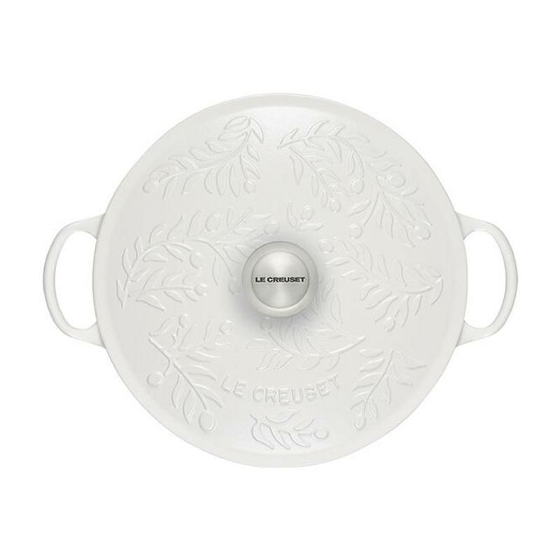 ル・クルーゼ スープポット 6L シグネチャー オリーブブランチ