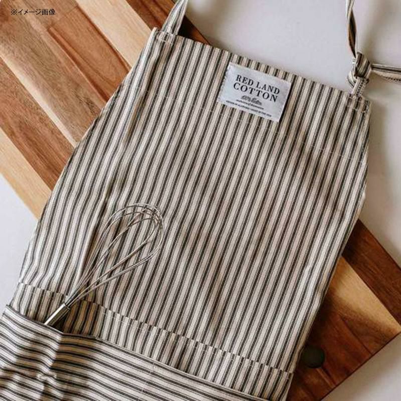 エプロンストライプアメリカ製RedLandCottonTICKINGSTRIPEAPRON