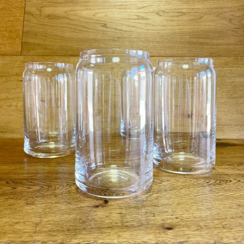 缶型 グラス タンブラー ガラス 473ml 4個セット Libbey Classic Can Tumbler Glasses, Set of 4,  16 oz | アルファエスパス