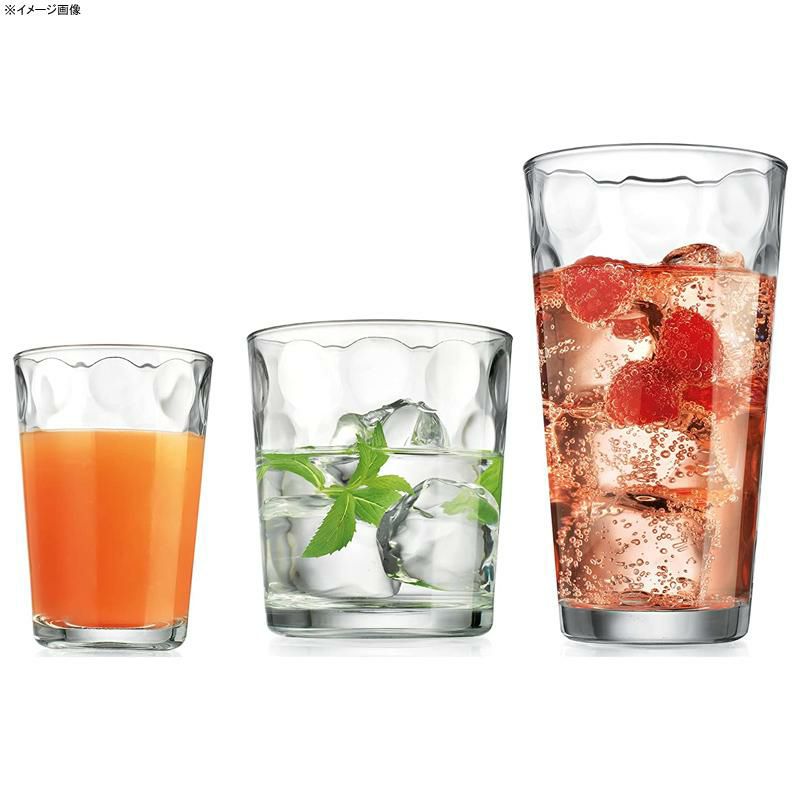 グラスガラスコップ12個セット食洗機対応ハイボールウィスキーロックDrinkingGlasses,12PieceGlassCupsSet.Includes4HighballGlasses(17oz.)4RocksGlasses(13oz.)4JuiceGlasses(7oz.)ByHomeEssentials&Beyond.