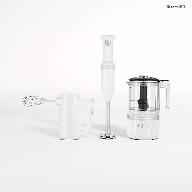 ミニフードチョッパーコードレス5カッププロセッサーキッチンエイドKitchenAidWhiteCordless5-CupMiniFoodChopper家電