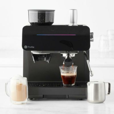 GE社 エスプレッソマシン セミオート PID Profile Semi-Automatic Espresso Machine P7CESAS6RBB 家電