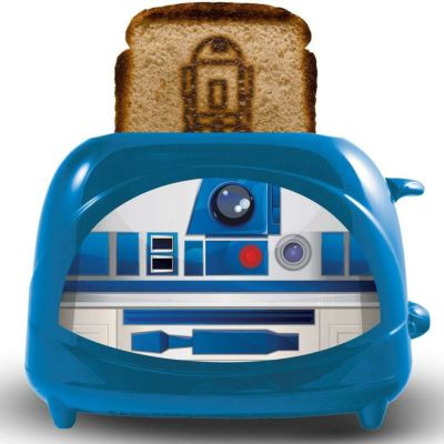 スターウォーズ R2-D2 トースター 2枚焼 ブルー 青 Uncanny Brands Star Wars R2-D2 Empire 2-Slice Toaster- Toasts Iconic Droid onto Your Toast 家電