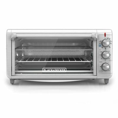 コンベクションオーブン ブラック アンド デッカー 大型 大きい Black + Decker Crisp 'N Bake Air Fry Toaster Oven家電