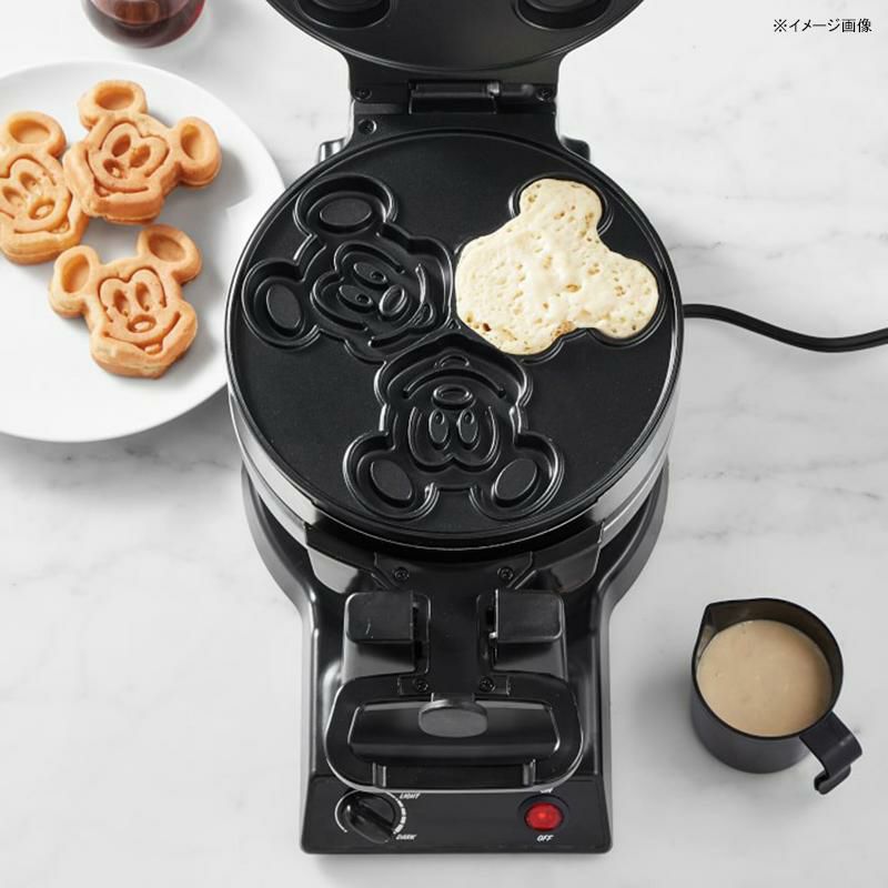 ミッキーマウスワッフルメーカーフリップ式ダブルMickeyMouseDoubleFlipWaffleMaker家電