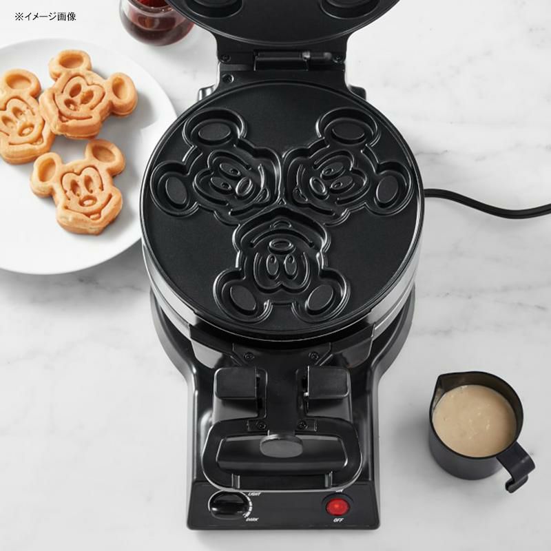 ミッキーマウスワッフルメーカーフリップ式ダブルMickeyMouseDoubleFlipWaffleMaker家電