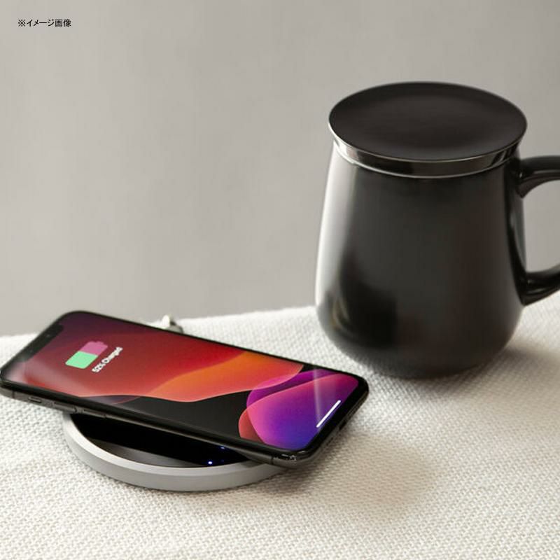 ヒーティングセラミックマグ350mlマグウォーマー保温コースタースマホ充電器Qi対応UiSelf-HeatingCeramicMug&Charger家電