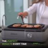 スモークレスグリルセラミック煙少ないSmokelessGrillIndoorElectricwithInfraredTechnology|NonStickCeramic8x14