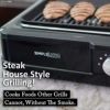 スモークレスグリルセラミック煙少ないSmokelessGrillIndoorElectricwithInfraredTechnology|NonStickCeramic8x14