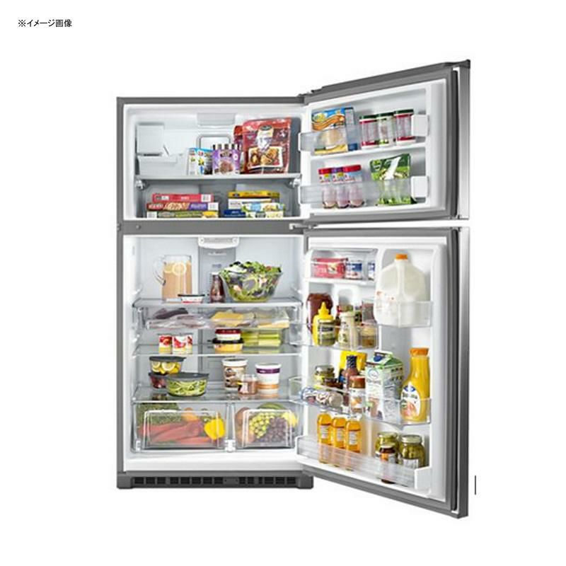 冷蔵庫冷凍庫2ドアステンレス595L33-INCHWIDETOPFREEZERREFRIGERATORWITHEVENAIRCOOLINGTOWER-21CU.FT.家電