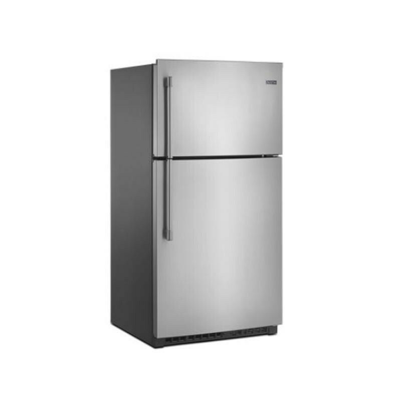 冷蔵庫 冷凍庫 2ドア 幅84cm ステンレス 595L MAYTAG 33-INCH WIDE TOP