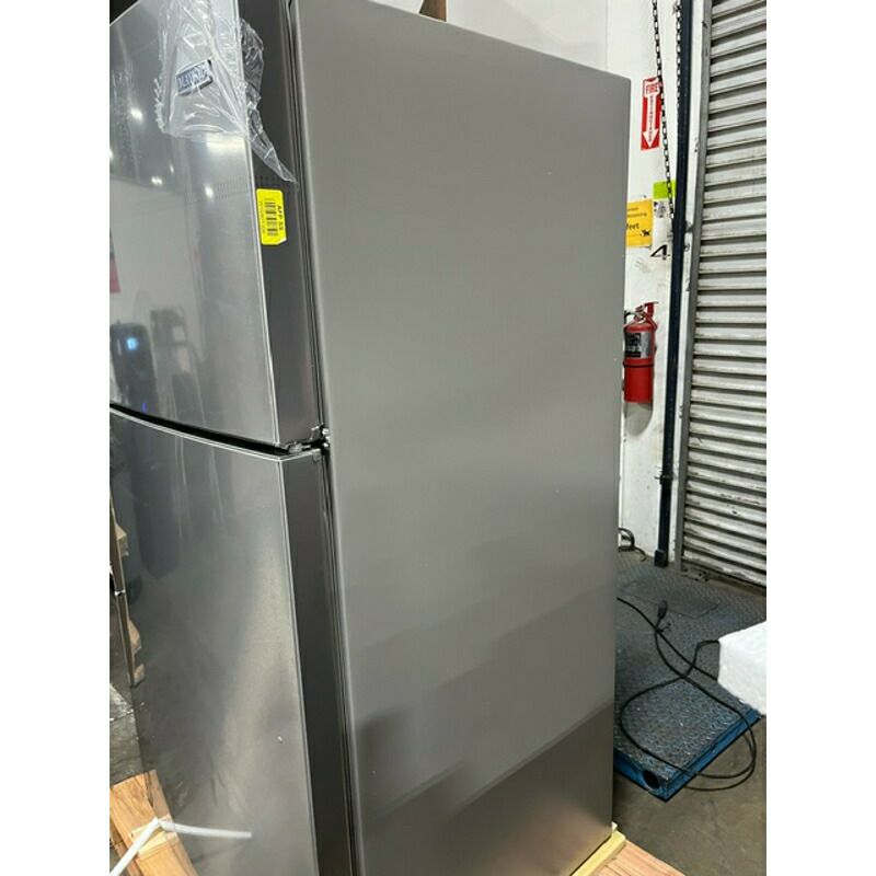 冷蔵庫冷凍庫2ドア幅84cmステンレス595LMAYTAG33-INCHWIDETOPFREEZERREFRIGERATORWITHEVENAIRCOOLINGTOWER-21CU.FT.家電【代引不可】