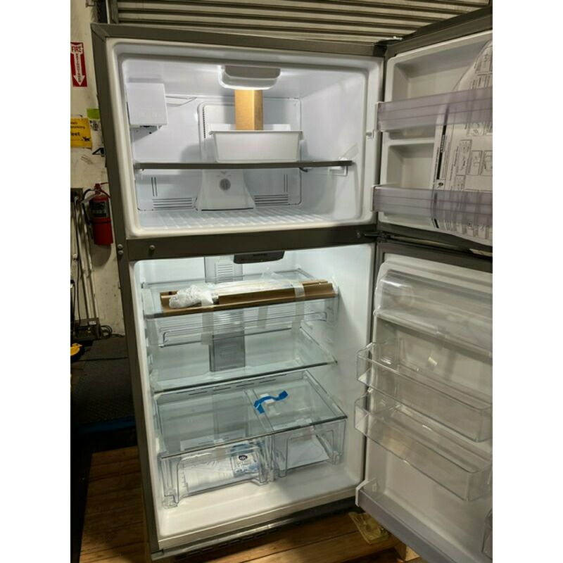 冷蔵庫冷凍庫2ドア幅84cmステンレス595LMAYTAG33-INCHWIDETOPFREEZERREFRIGERATORWITHEVENAIRCOOLINGTOWER-21CU.FT.家電【代引不可】