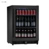 冷蔵庫アンダーカウンタービルトイン152L203缶ガラスドアブラックキングスボトルKingsbottle24InchUnderCounterBeerCoolerFridgeBuiltIn家電