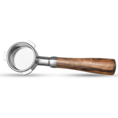 ボトムレス ポルタフィルター 54mm ウッドハンドル 木製 ブレビル適合 54mm Bottomless Portafilter, MATOW 54mm Bottomless Naked Portafilter Compatible with 54mm Breville Barista Series and 54mm Breville Ma