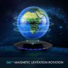 地球儀浮遊直径14cmLEDライト付きフローティンググローブMagneticGlobeLevitationFloatingRotatingWirelessTransmissionTouchControl6-inchBlueGlobeLEDAdjustment